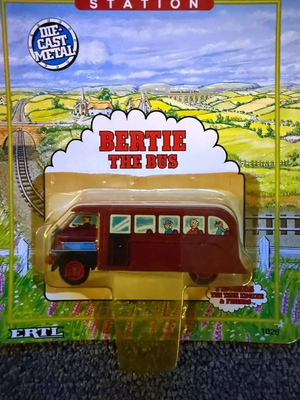 Ertl Shining Time Station Bertie The Bus Die-Cast Metal Toy 1026